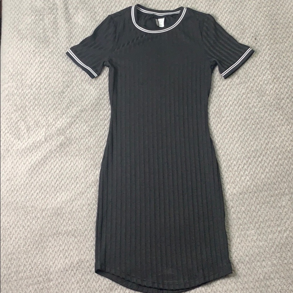 Rubbed breathable tight dress